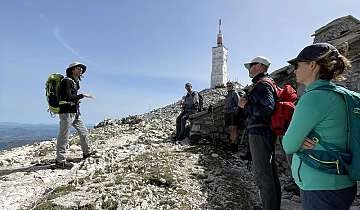 Randonnée accompagnée au sommet du mont Ventoux