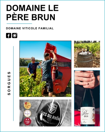 Encart pub mobile 1 - Domaine le pere brun